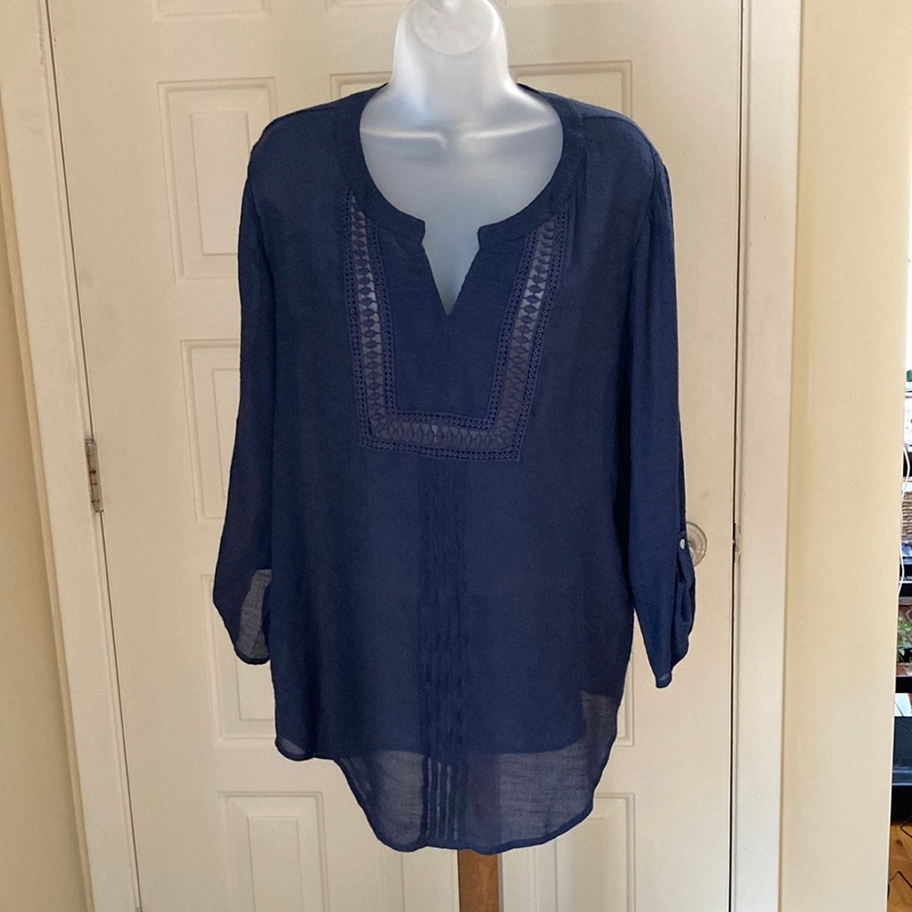 Per Seption Navy blue tunic